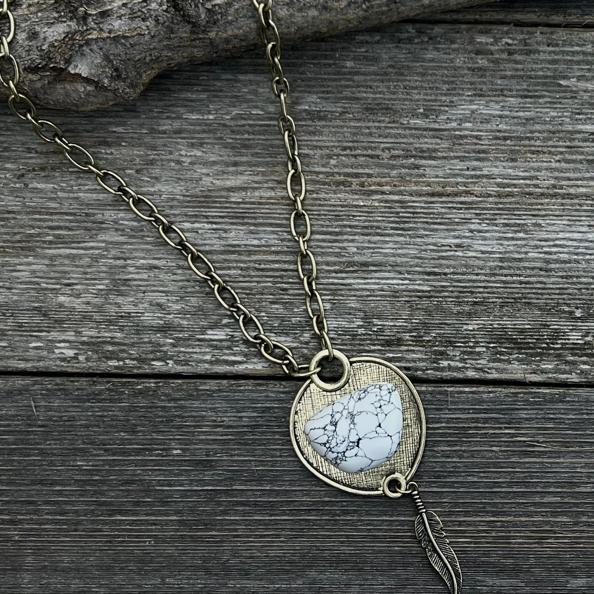 Belle Stone Pendant Necklace