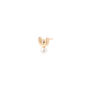 BELUGA Diamond Pearl Earring
