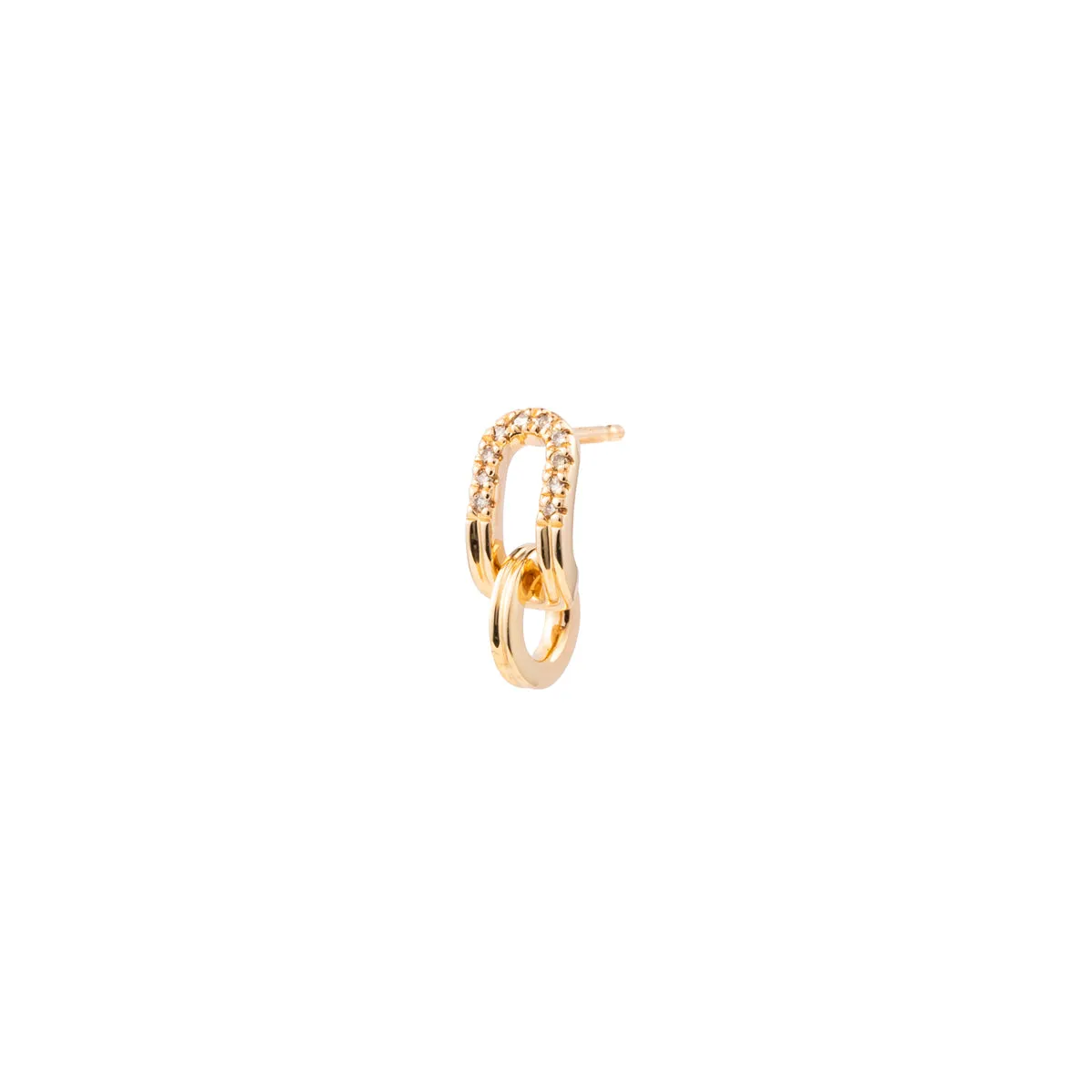 BELUGA Oblong Diamond Earring