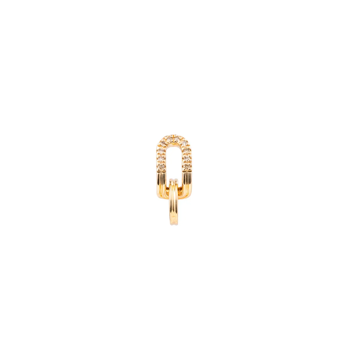 BELUGA Oblong Diamond Earring