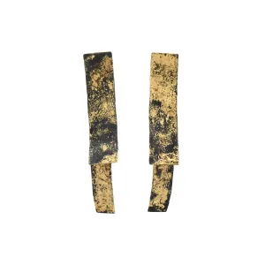 Biba Schutz Tortoise Rectangle Clip-On Earrings