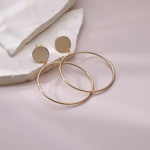 Big Round Clip On Earrings