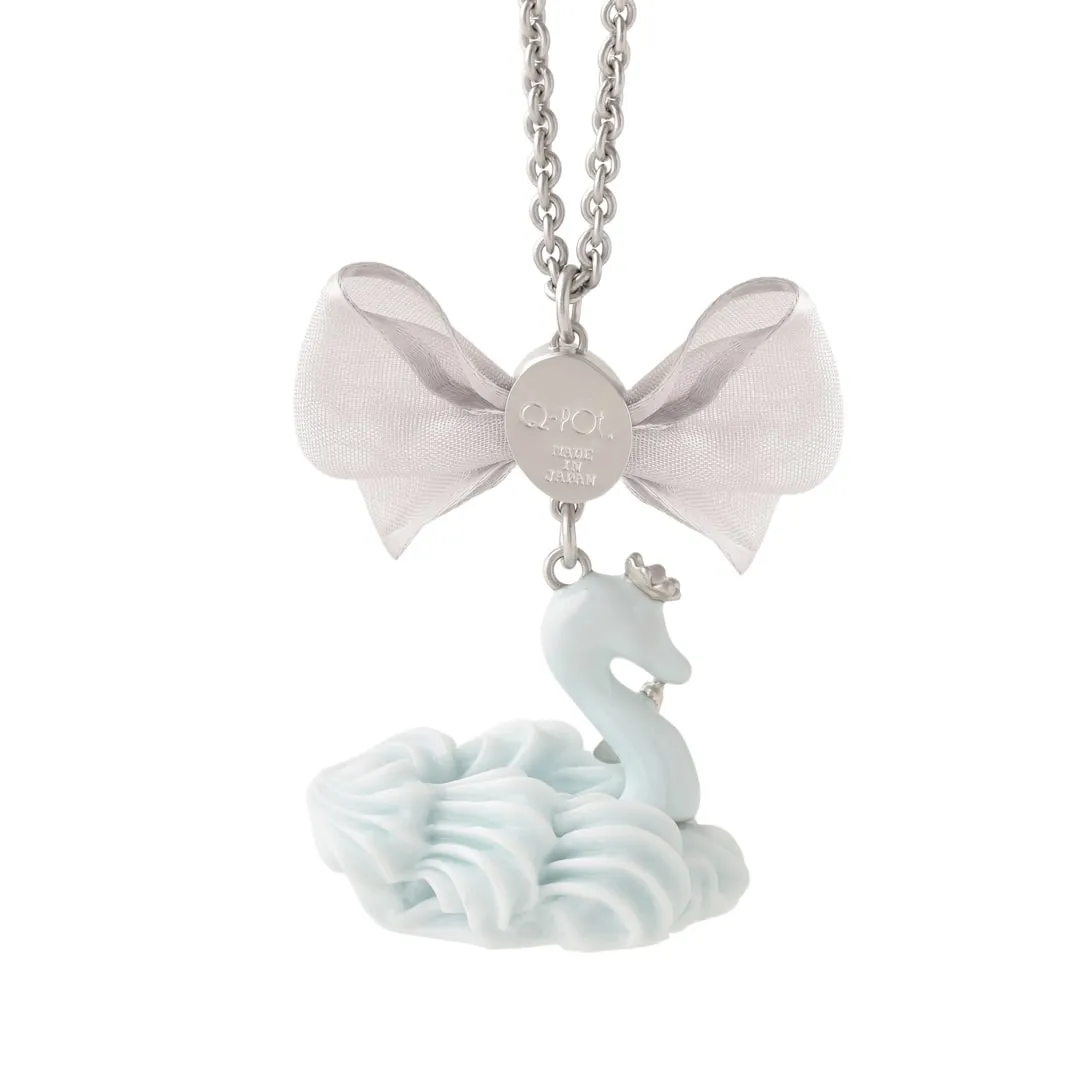 Blue Swan Cream Cake Necklace【Japan Jewelry】