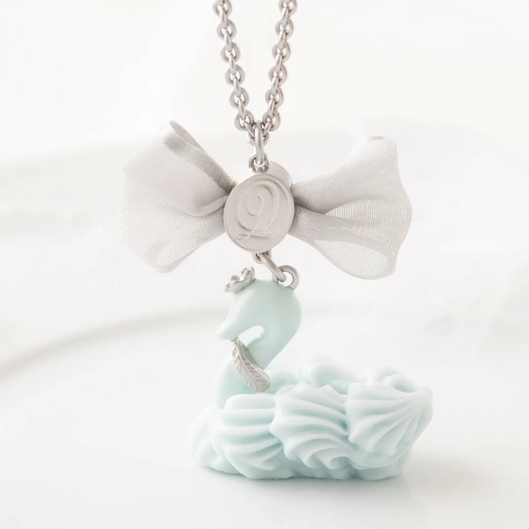 Blue Swan Cream Cake Necklace【Japan Jewelry】