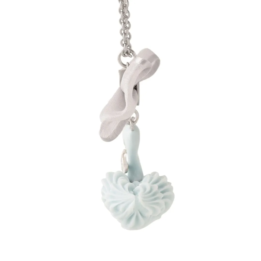 Blue Swan Cream Cake Necklace【Japan Jewelry】