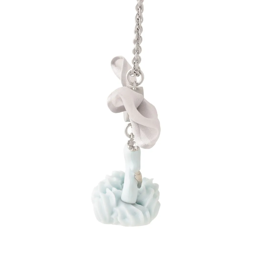 Blue Swan Cream Cake Necklace【Japan Jewelry】