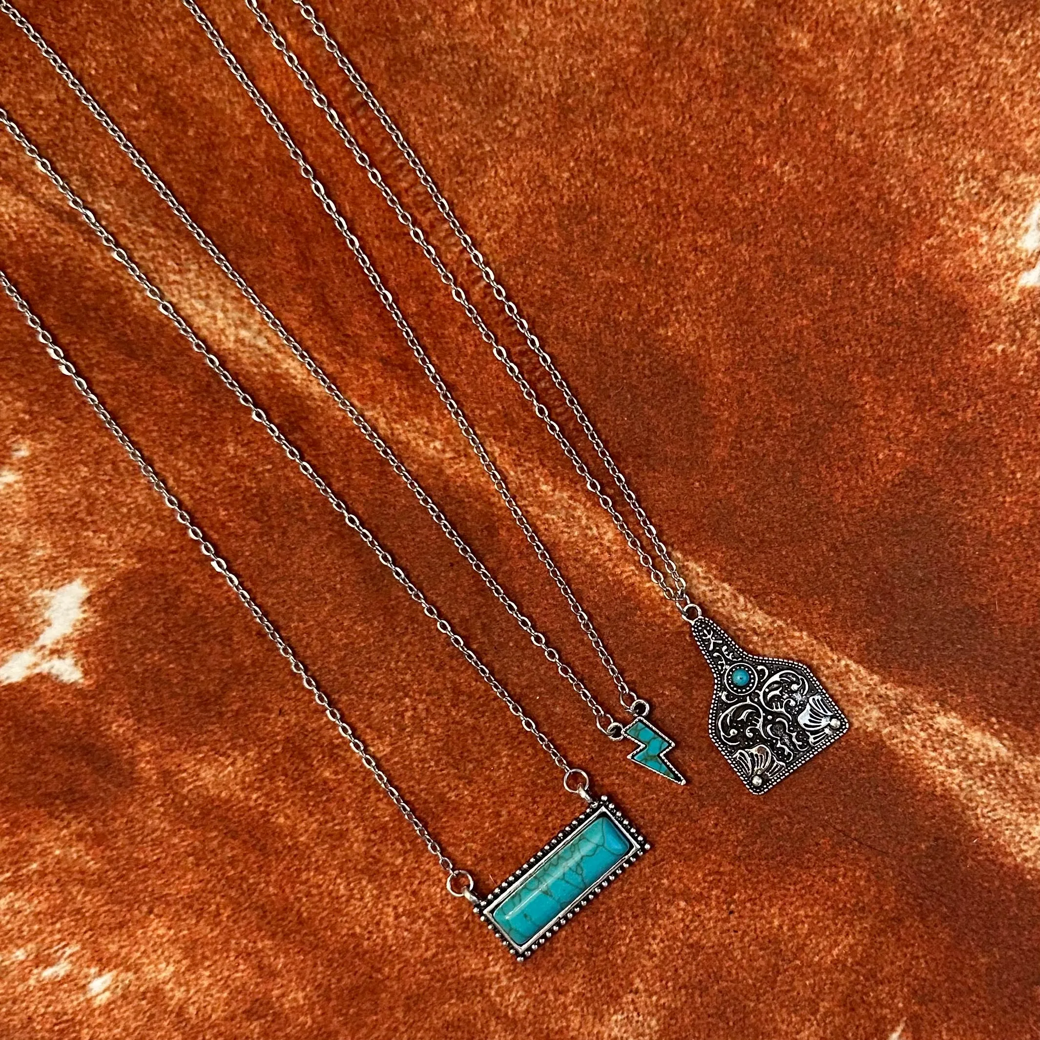 Bohemian Western Style Turquoise Necklaces