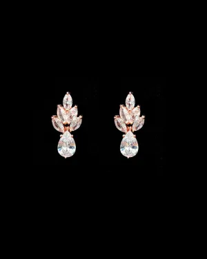 Bridal earrings - Queenie by Stephanie Browne