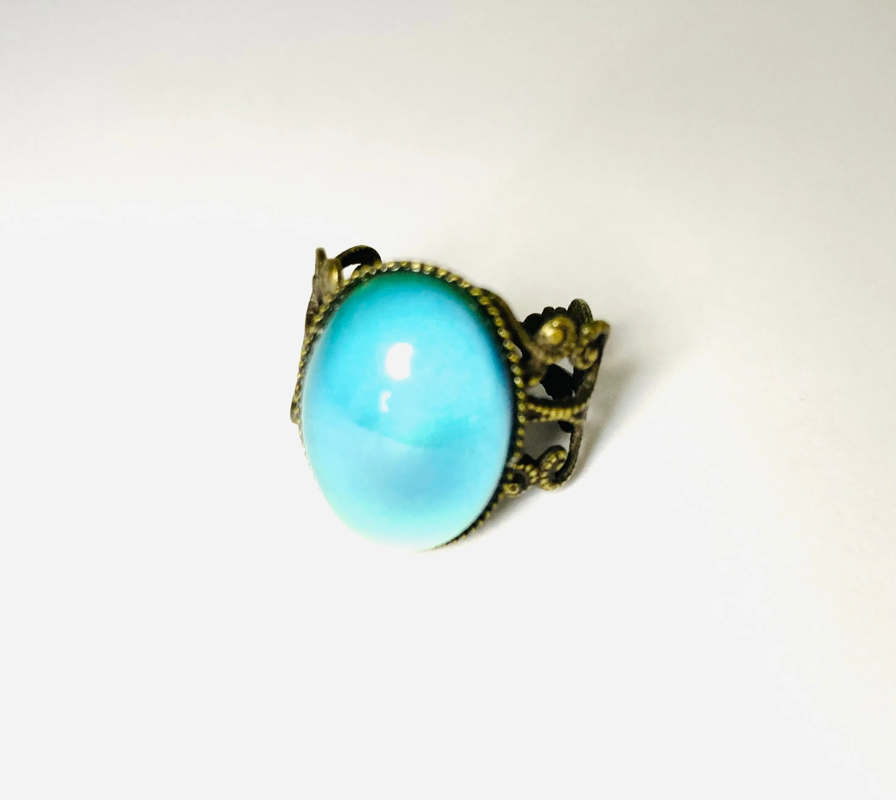 Bronzed Brass Mood Ring