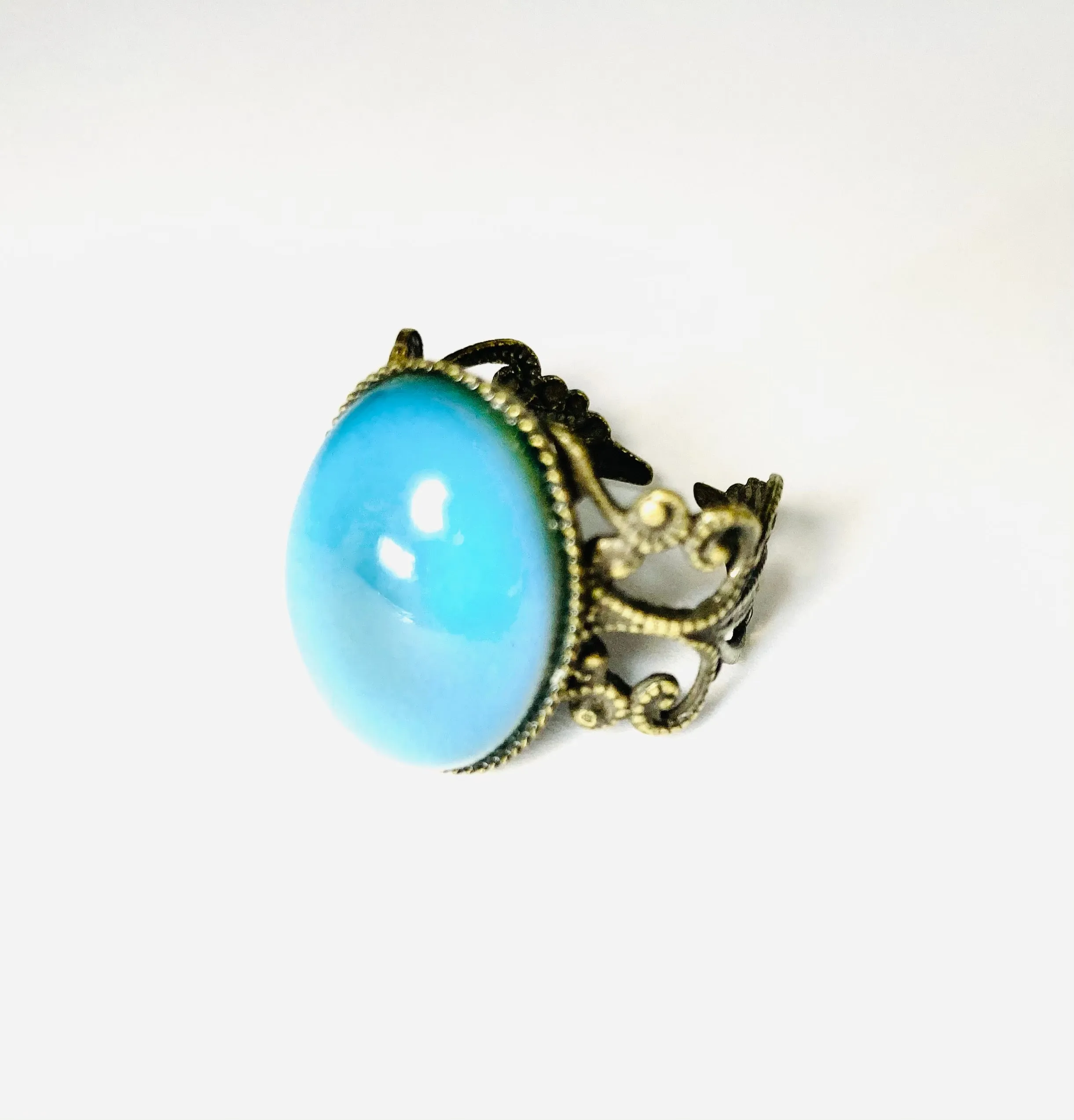 Bronzed Brass Mood Ring