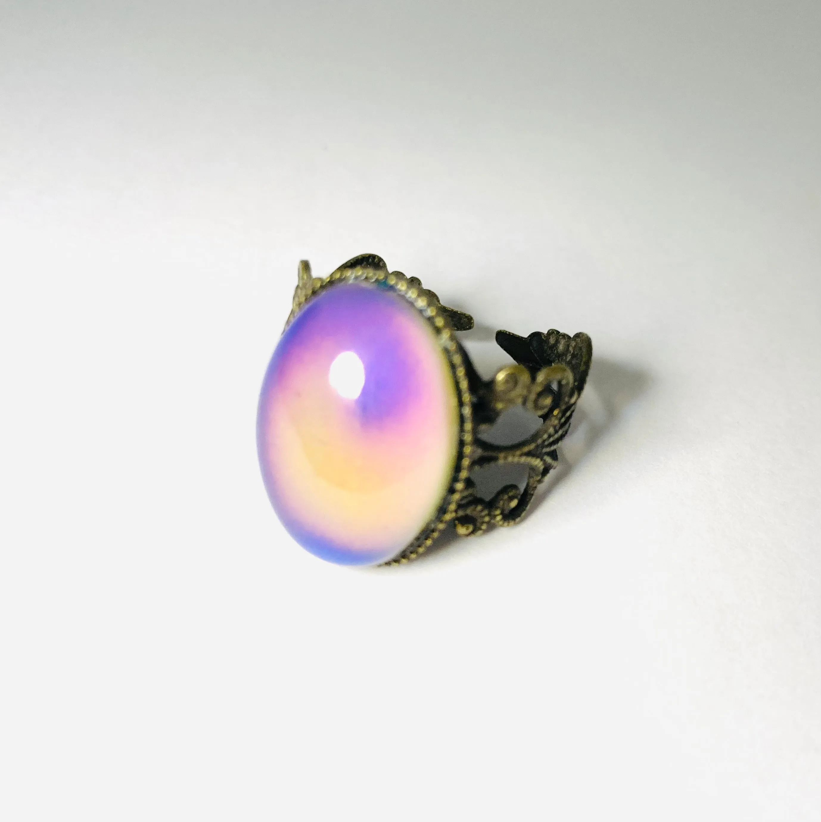 Bronzed Brass Mood Ring