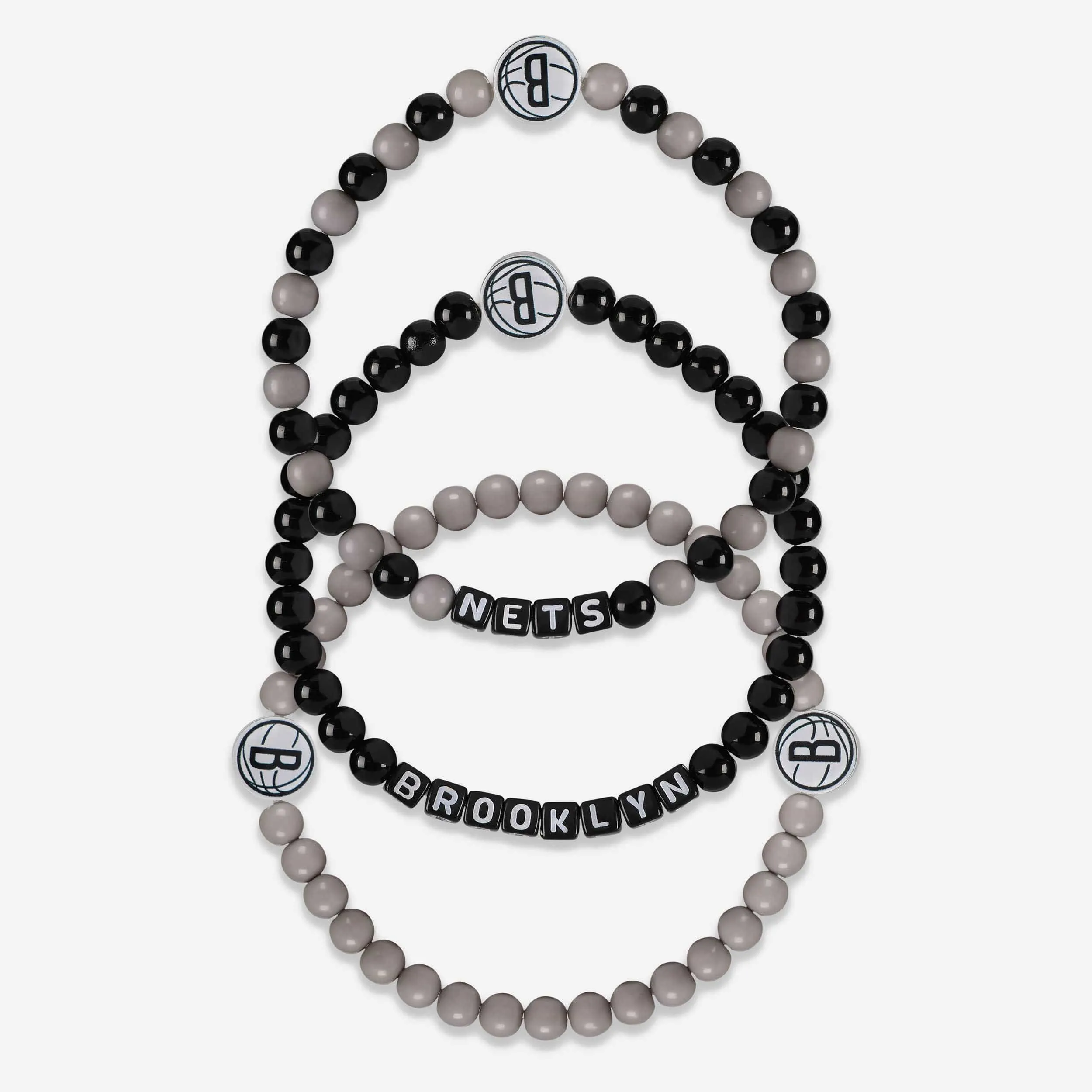 Brooklyn Nets 3 Pack Beaded Friendship Bracelet