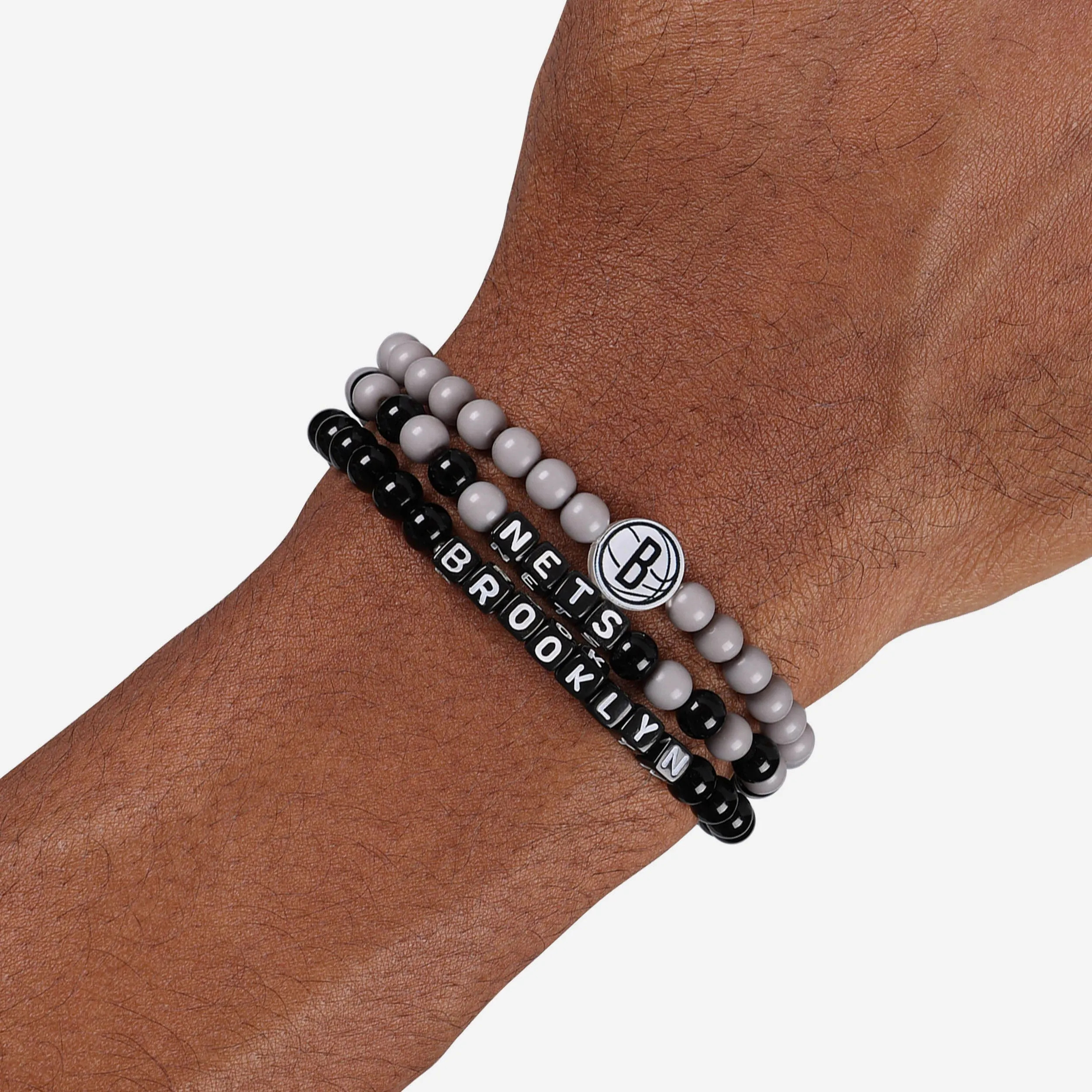 Brooklyn Nets 3 Pack Beaded Friendship Bracelet