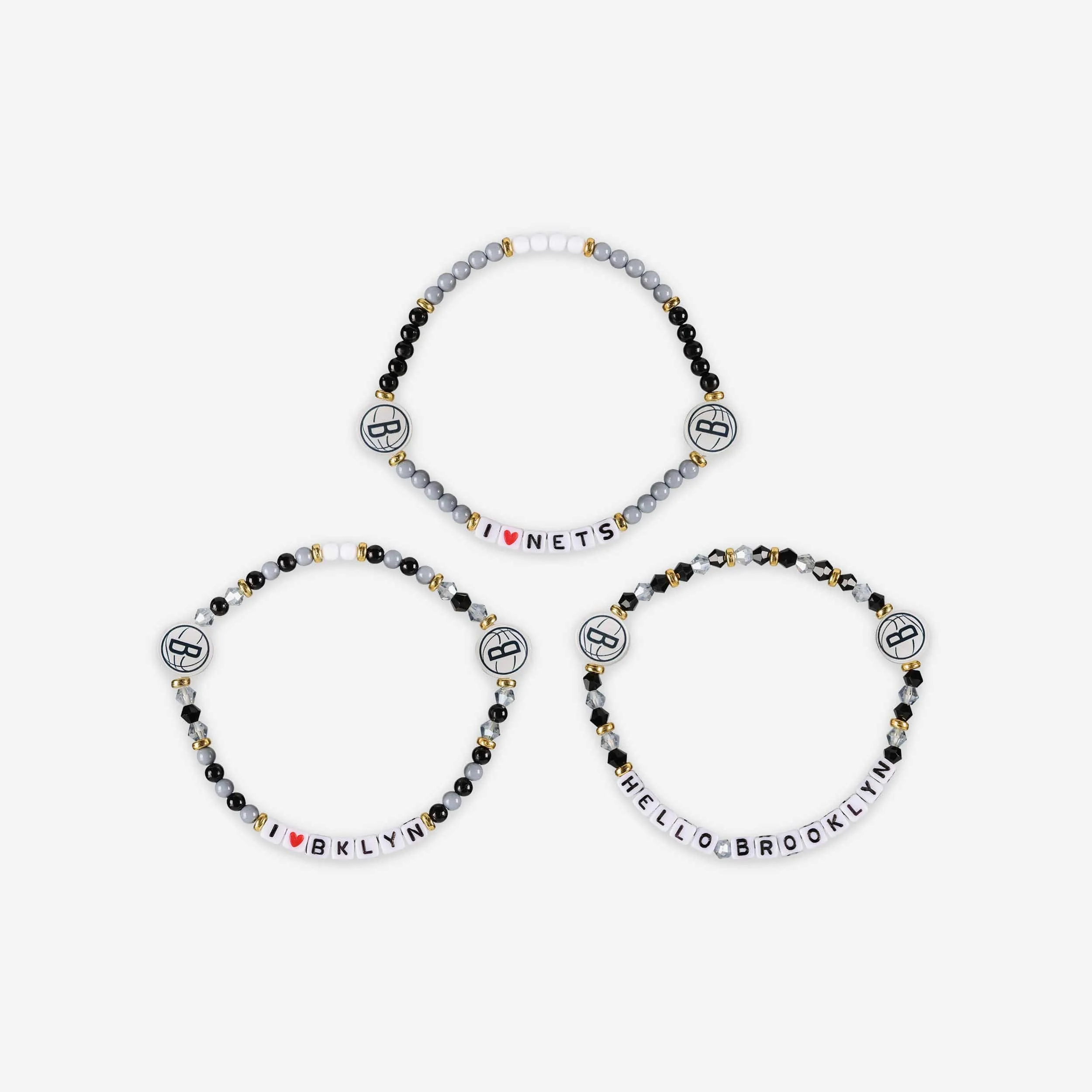 Brooklyn Nets 3 Pack Friendship Bracelet