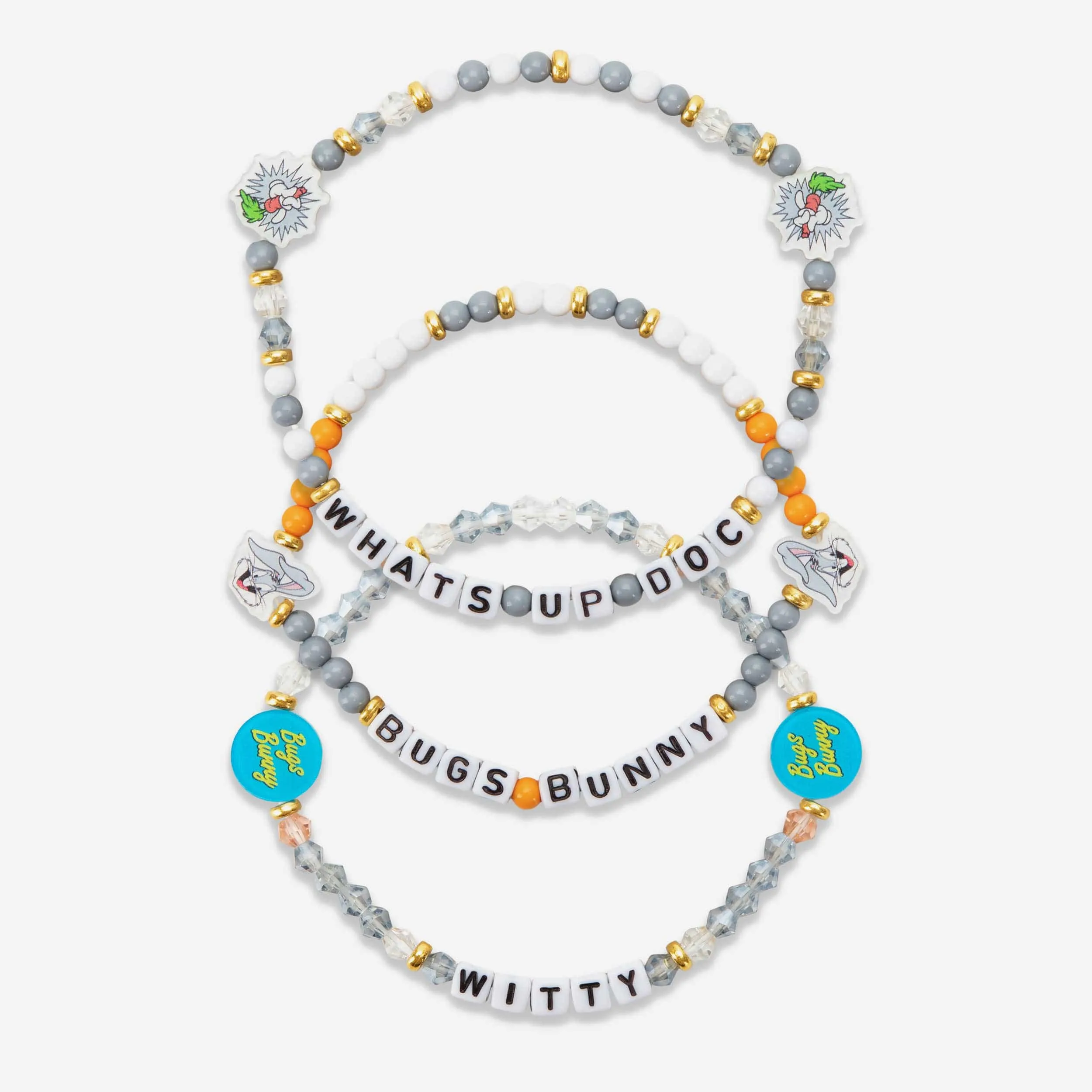 Bugs Bunny Looney Tunes 3 Pack Friendship Bracelet