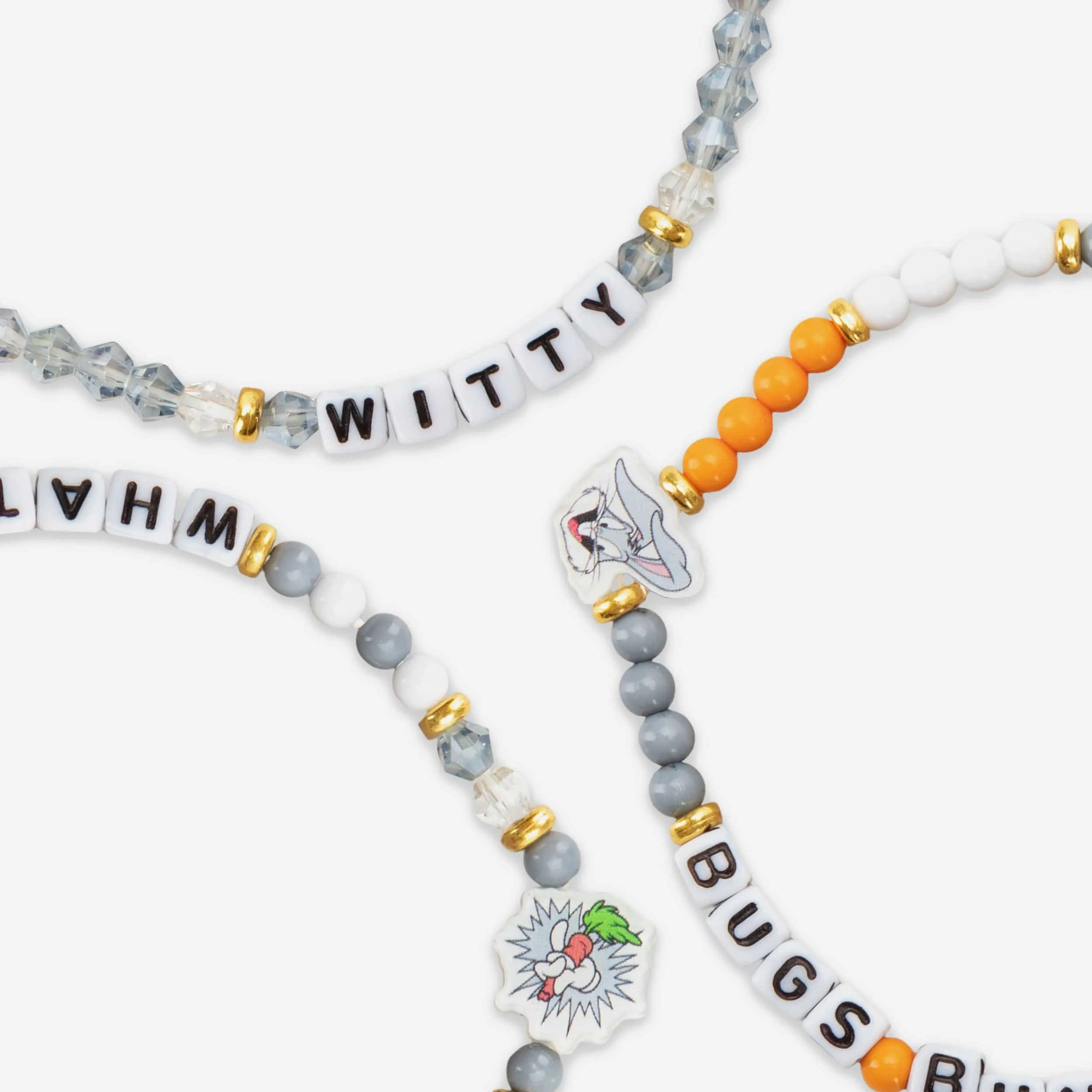 Bugs Bunny Looney Tunes 3 Pack Friendship Bracelet