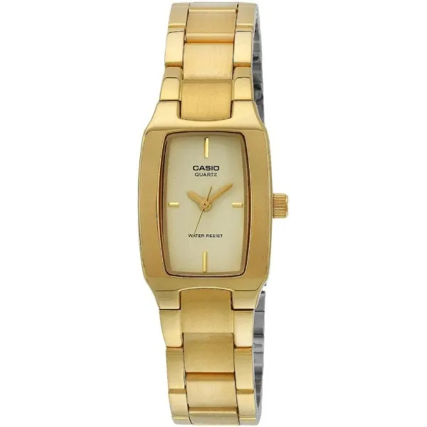 Casio Gold Stainless Steel Gold Dial Quartz Watch for Gents - LTP-1165N-9CRDF