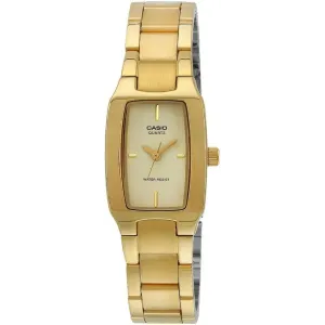 Casio Gold Stainless Steel Gold Dial Quartz Watch for Gents - LTP-1165N-9CRDF