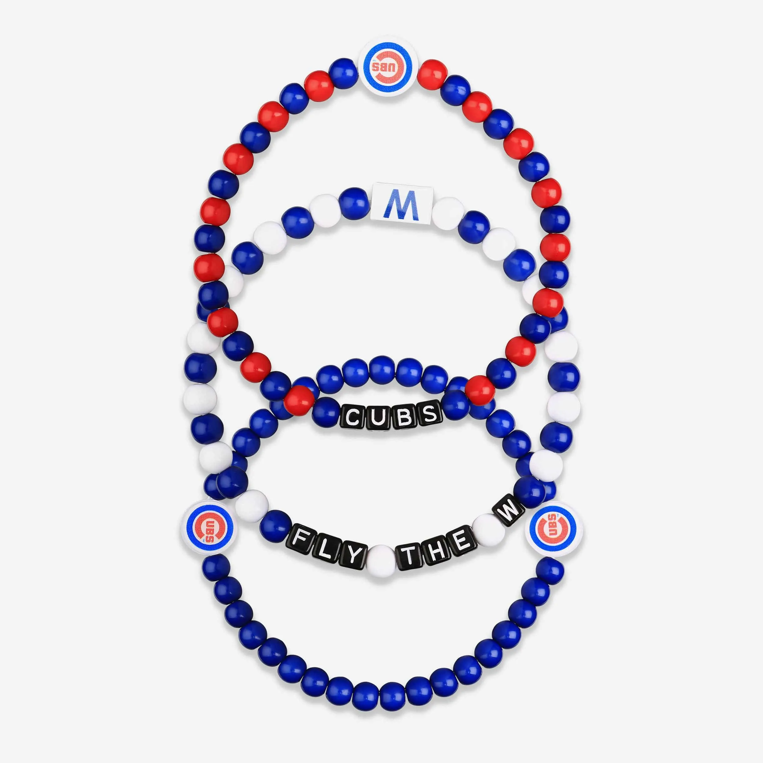 Chicago Cubs 3 Pack Beaded Friendship Bracelet