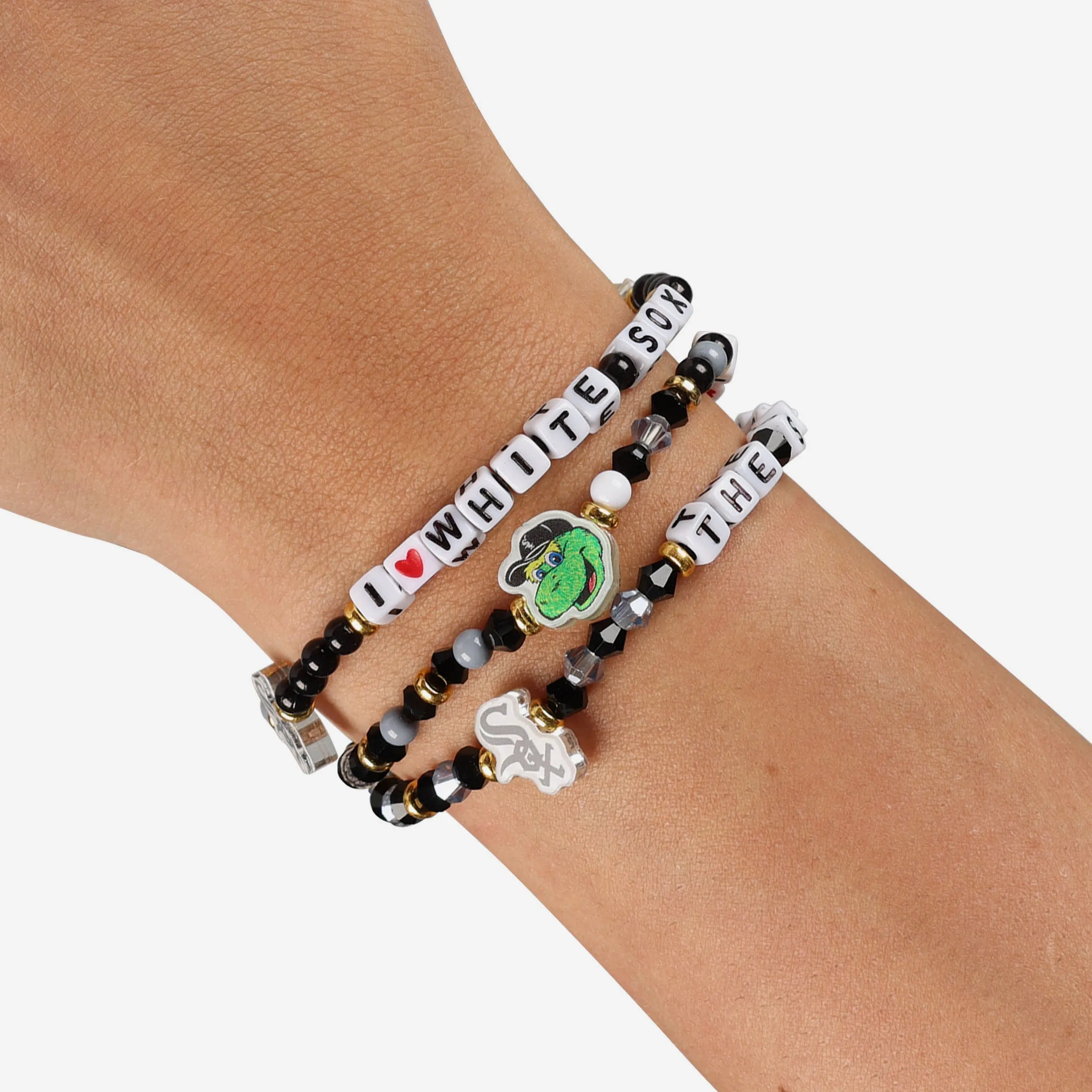 Chicago White Sox 3 Pack Friendship Bracelet