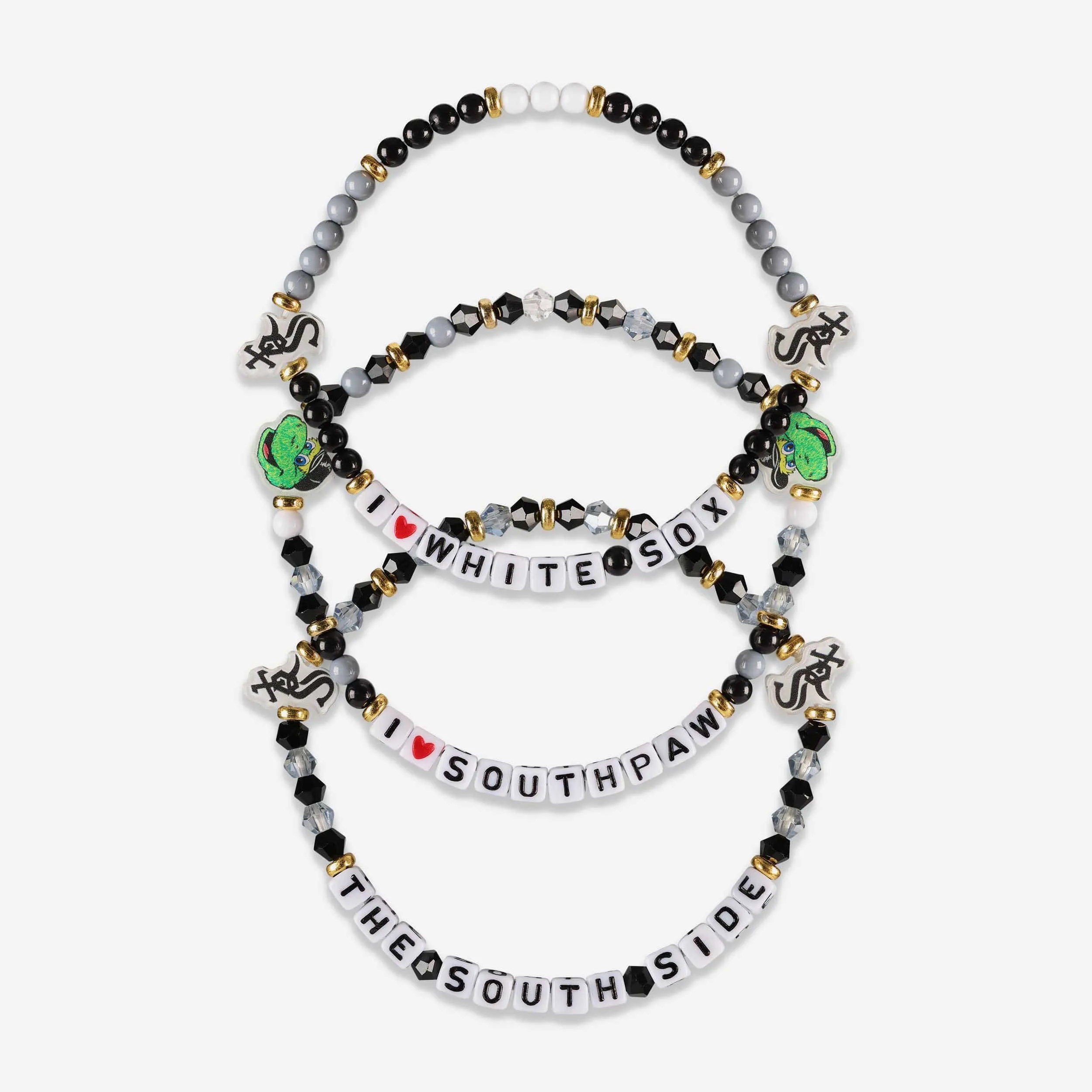 Chicago White Sox 3 Pack Friendship Bracelet