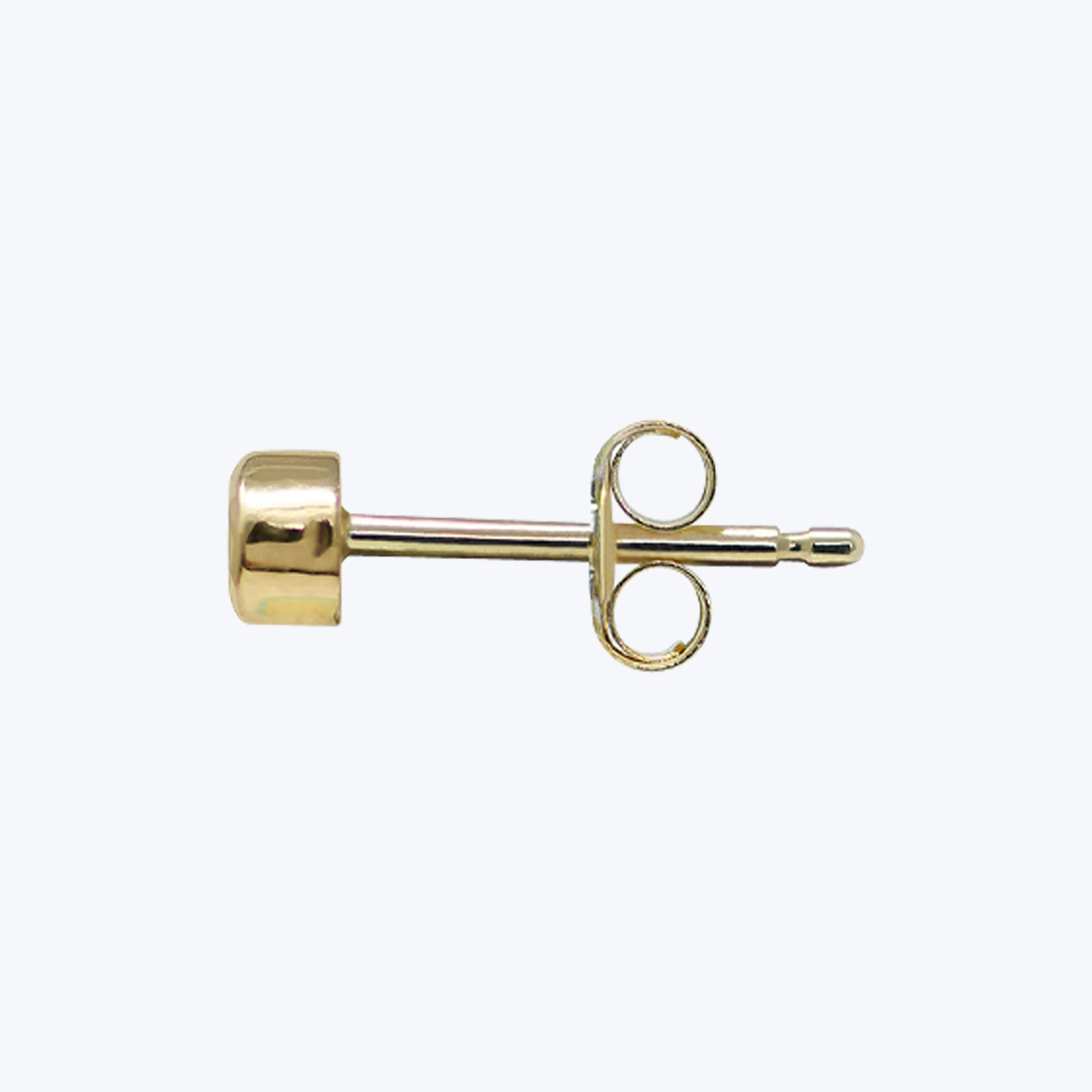Cleo Round Emerald Earring