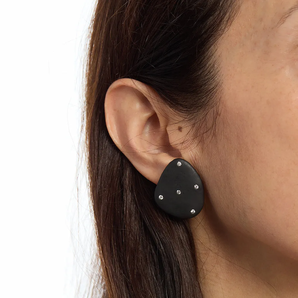 Clip-on Earrings - Raven