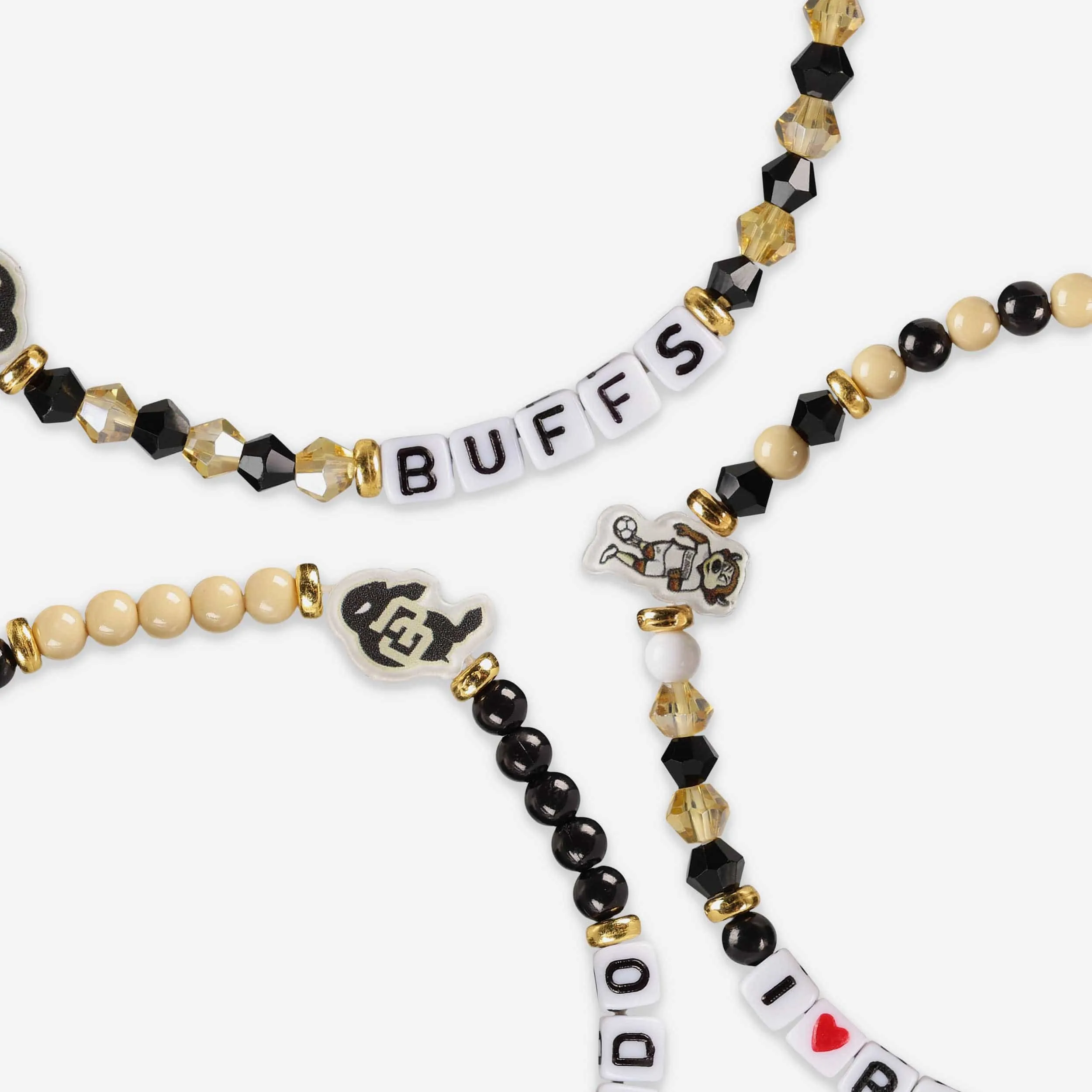 Colorado Buffaloes 3 Pack Friendship Bracelet