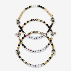 Colorado Buffaloes 3 Pack Friendship Bracelet