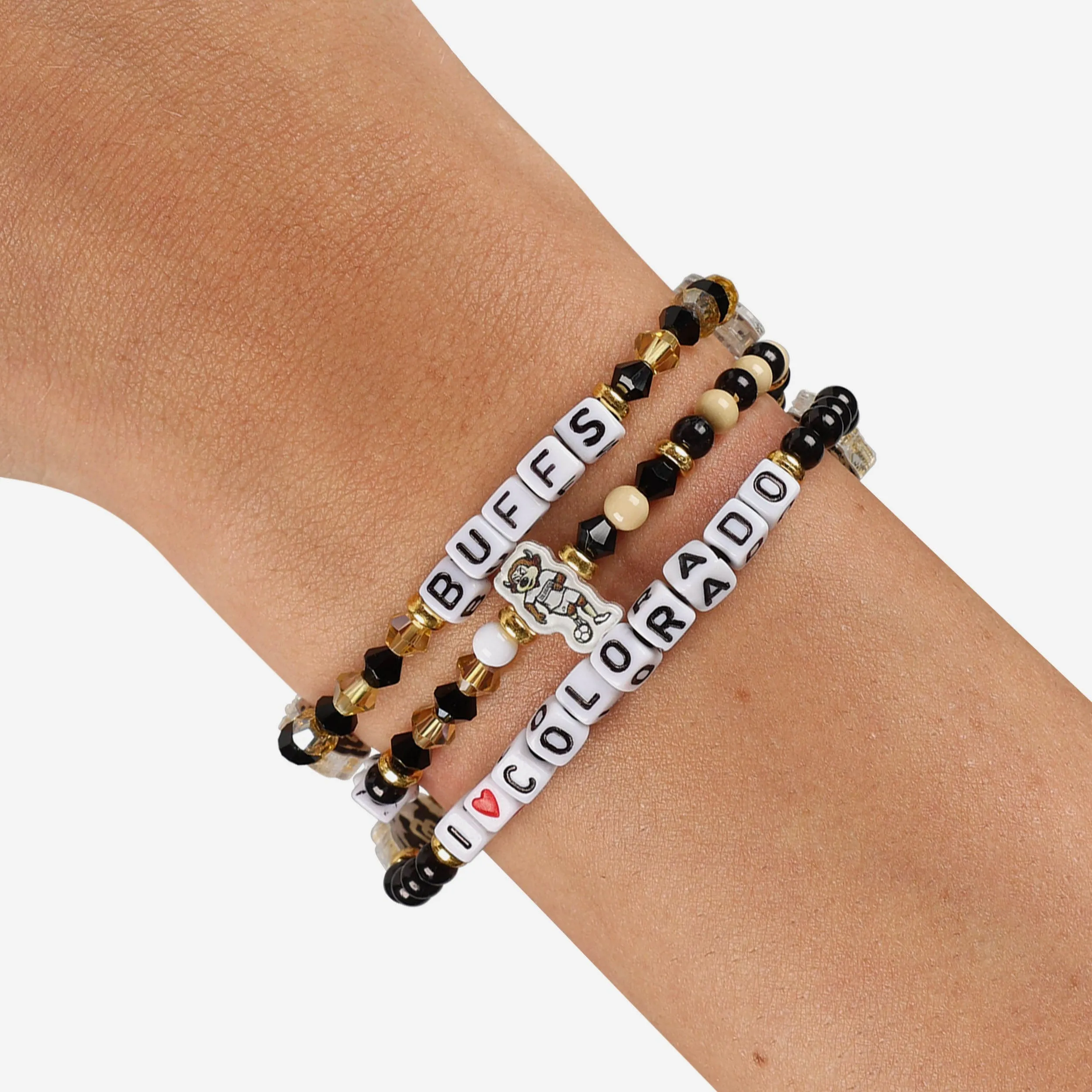 Colorado Buffaloes 3 Pack Friendship Bracelet