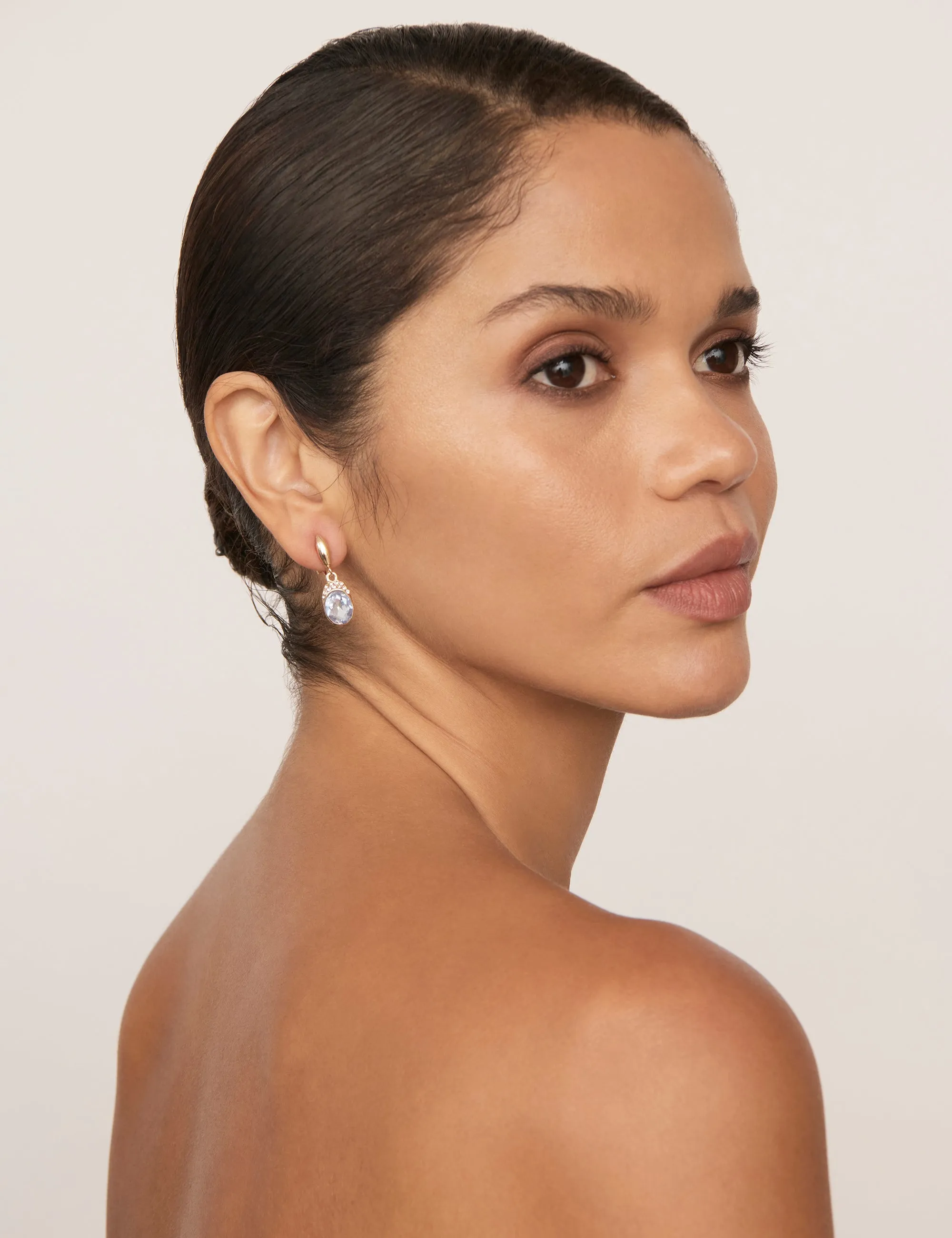 CROWN CLIP ON EARRING
