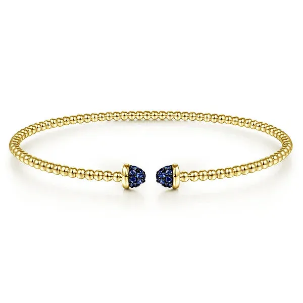 Cuff Bracelet with Gemstones