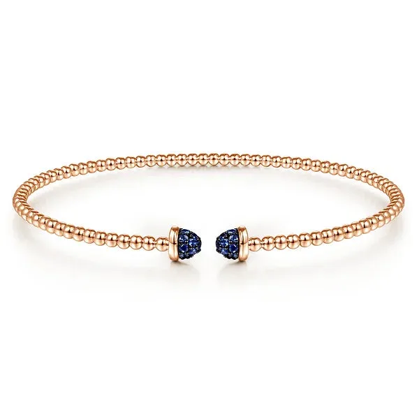 Cuff Bracelet with Gemstones