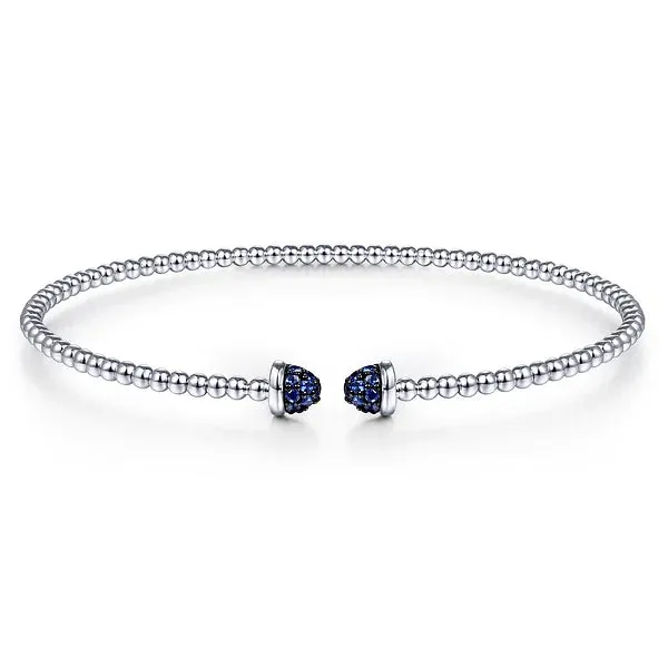 Cuff Bracelet with Gemstones