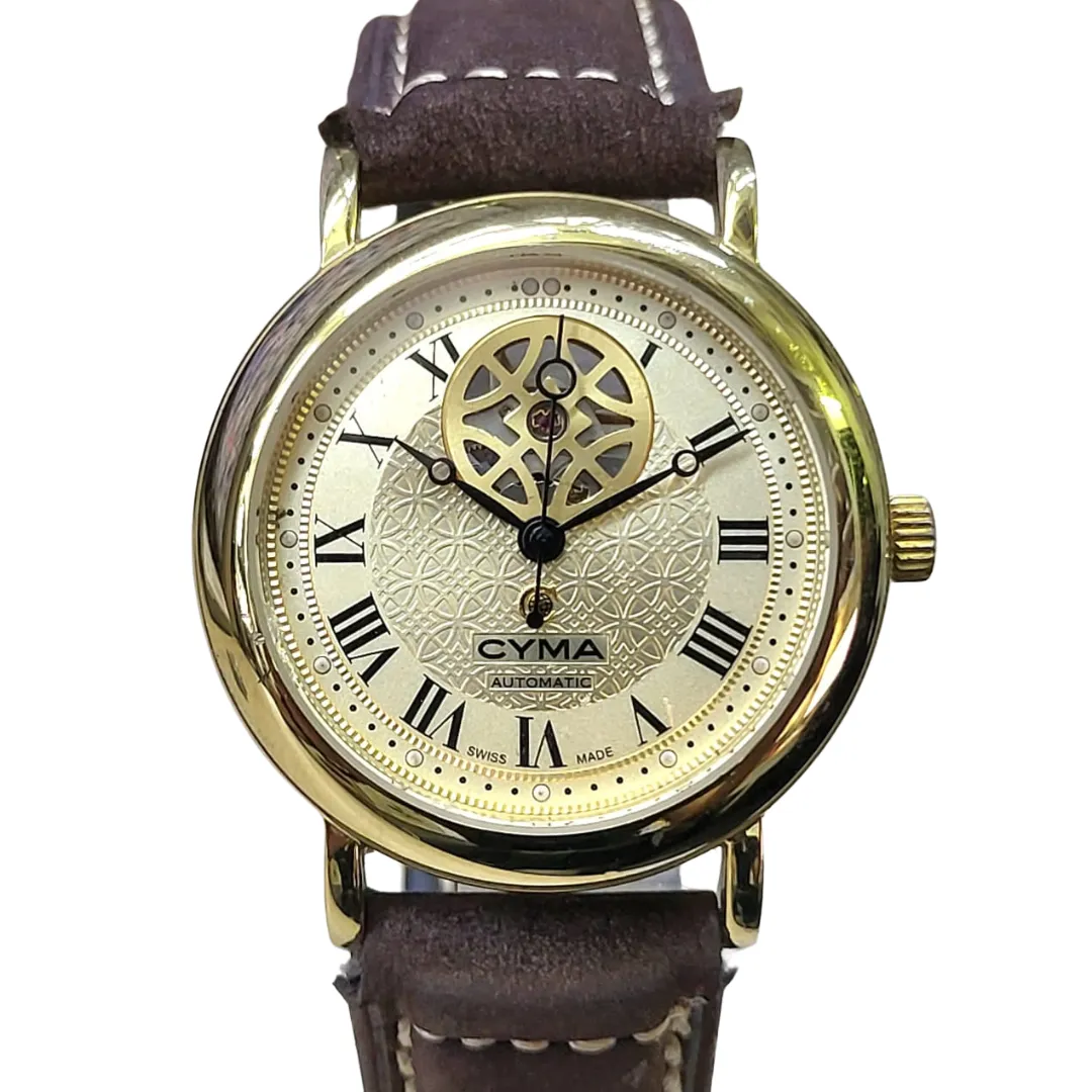 CYMA Skeleton Roman Dial Automatic Watch 43mm