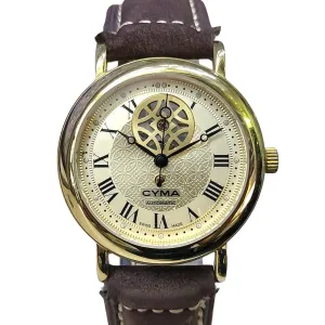 CYMA Skeleton Roman Dial Automatic Watch 43mm