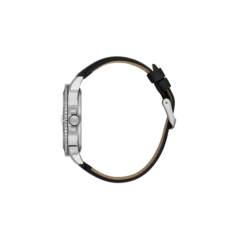 Daniel Klein Premium Men Analog Watch DK.1.13905-1 Black Genuine Leather Strap