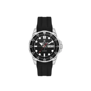 Daniel Klein Premium Men Chronograph Watch DK.1.13911-1 Black Silicone Strap