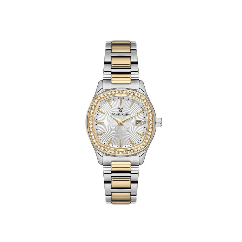 Daniel Klein Premium Women Analog Watch DK.1.13866-3 Silver Stainless Steel Strap