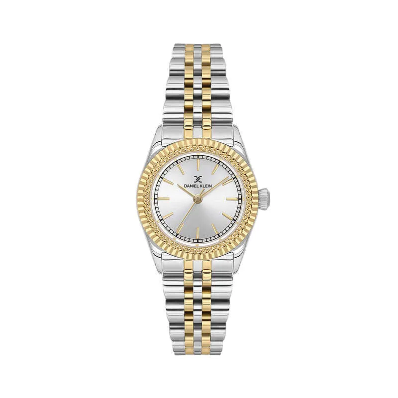 Daniel Klein Premium Women Analog Watch DK.1.13894-3 Silver Stainless Steel Strap