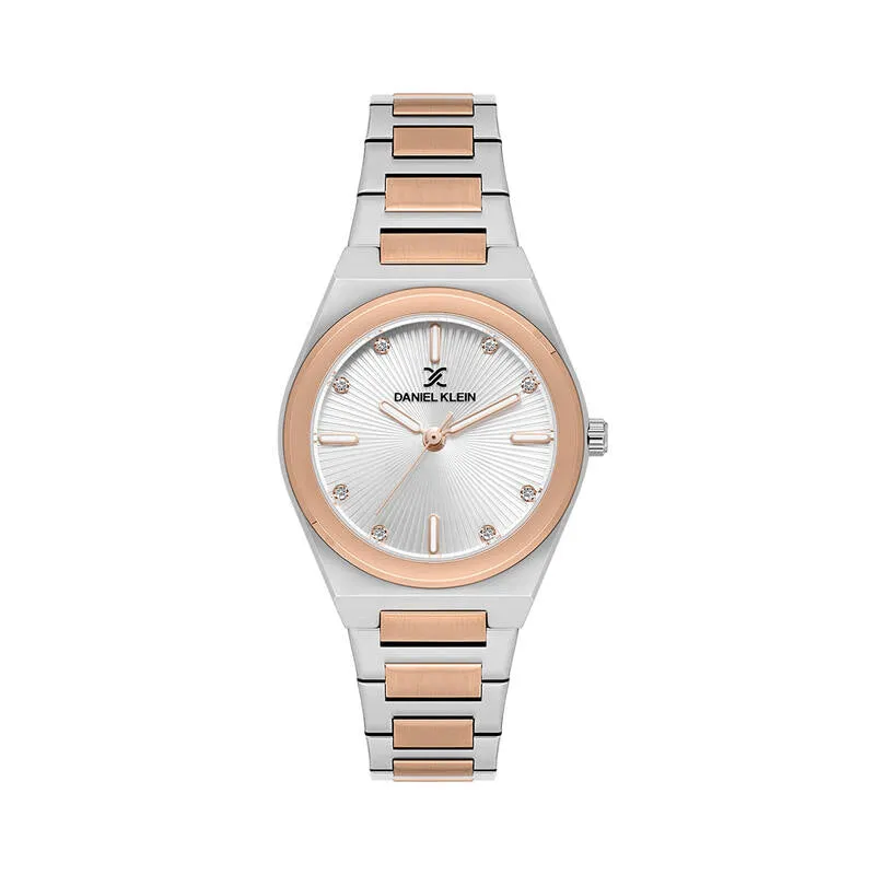 Daniel Klein Premium Women Analog Watch DK.1.13900-6 Silver Stainless Steel Strap