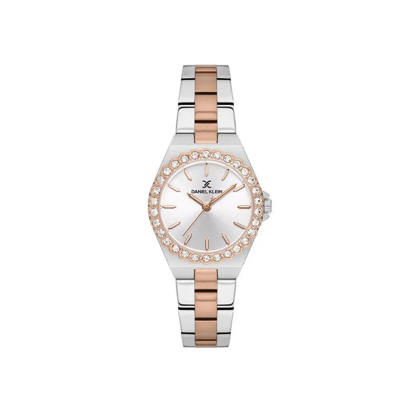 Daniel Klein Premium Women Analog Watch DK.1.13904-6 Silver Stainless Steel Strap