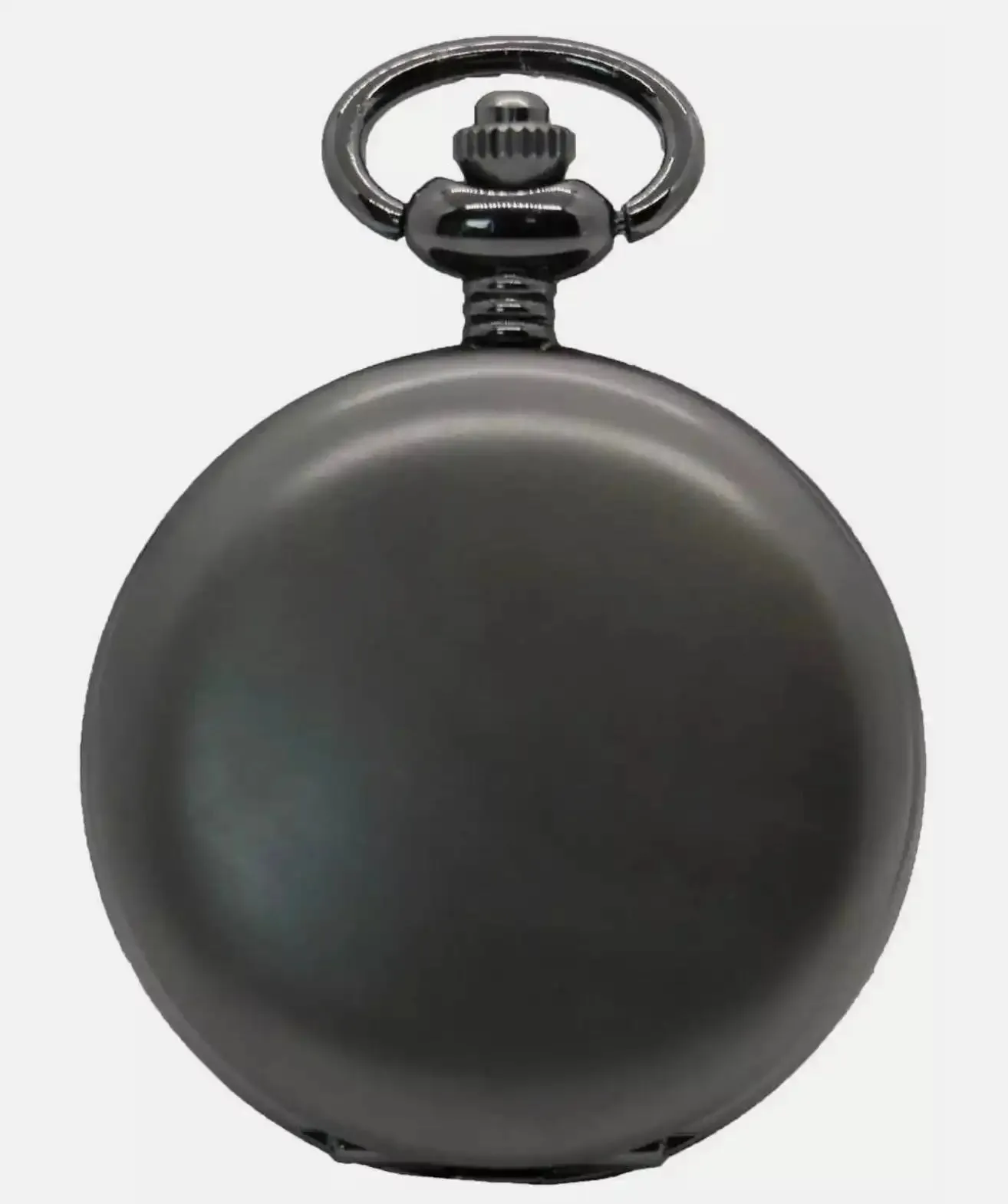David Aster Gunmetal Grey Full Hunter Pocket Watch