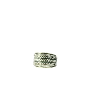 David Yurman Sculpted Cable Diamond Ring - Size 5
