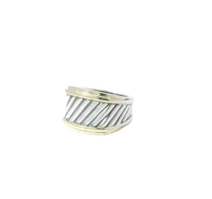 David Yurman Sculpted Cable Saddle Ring - Size 7
