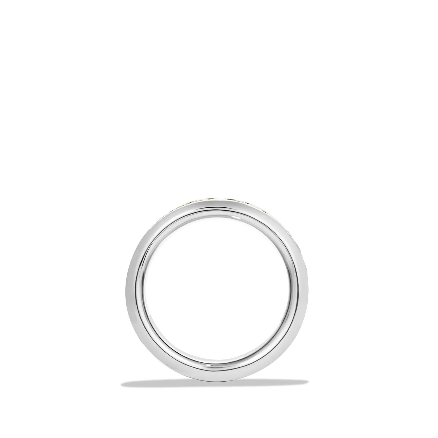David Yurman The Sculpted Cable Collection Ring in Silver and 18-Karat Yellow Gold