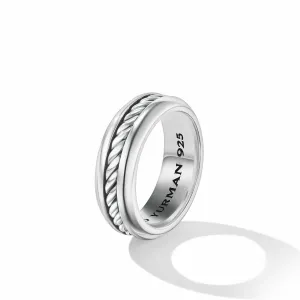 David Yurman The Waves Collection Ring in Sterling Silver