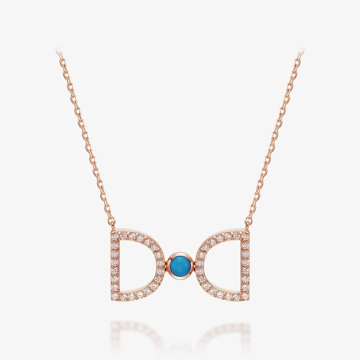 [December Birthstone] Debon D.D. Gold Necklace JDRNRPS12BL