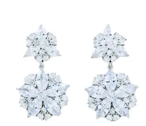 Deco Carousel Marquise Diamontage Earrings