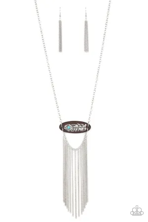 Desert Spirit Blue Paparazzi Necklace